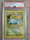 1999 POKEMON BASE SET UNLIMITED #15 VENUSAUR-HOLO PSA 7 #15