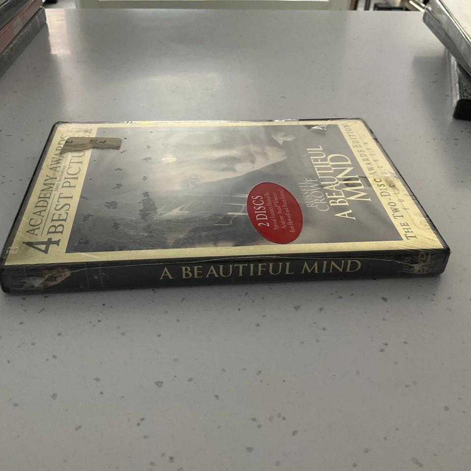 A Beautiful Mind (DVD, 2002, 2-Disc Set, Full Frame) NEW, Sealed, Awards Edition - Image 3 of 4
