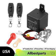Car Battery Disconnect Switch Remote Control Power Kill Master Isolator Cut Off