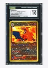 Pokemon CGC 10 GEM MINT Charizard Reverse Holo 2000 #006 Neo Premium File 2 JPN