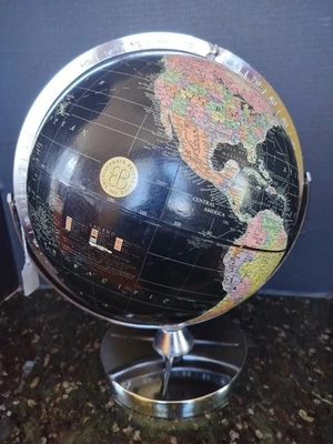 Black Vintage Original Antique World Globes & Celestial Globes for