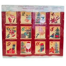 Candle Set 12 Days of Christmas Scented Votive Candle Advent Calendar New
