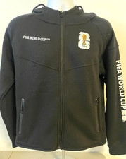 FIFA Soccer World Cup 2026 Mundial Full Zip Hoodie zipped pockets Black Size L