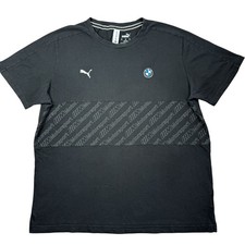 Puma x BMW Motorsports Luxury Cars Racing 2-Sided Logos Men's Black t-shirt XL