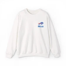 Buffalo Bills Logo Sweatshirt, Football Team Buffalo Bills Crewneck, Game Fan