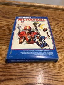Intellivision Lot Of 4 Sports Games NBA BASKETBALL, NFL FOOTBALL, MLB + Soccer