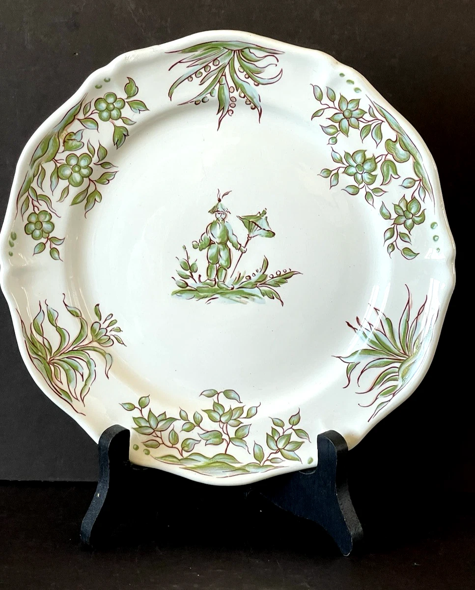 French Plate In Antique Ceramic & Porcelain Plates & Chargers for