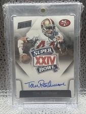 #SBXXIX-TR Tom Rathman 2015 Panini Select Super Bowl Signatures 49ers Auto SSP