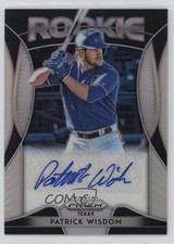 2019 Panini Prizm Rookie Auto Silver Prizm Patrick Wisdom #RA-PW Auto 17ac