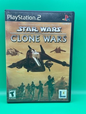 Star Wars: The Clone Wars (Sony PlayStation 2, 2002)(TESTED)