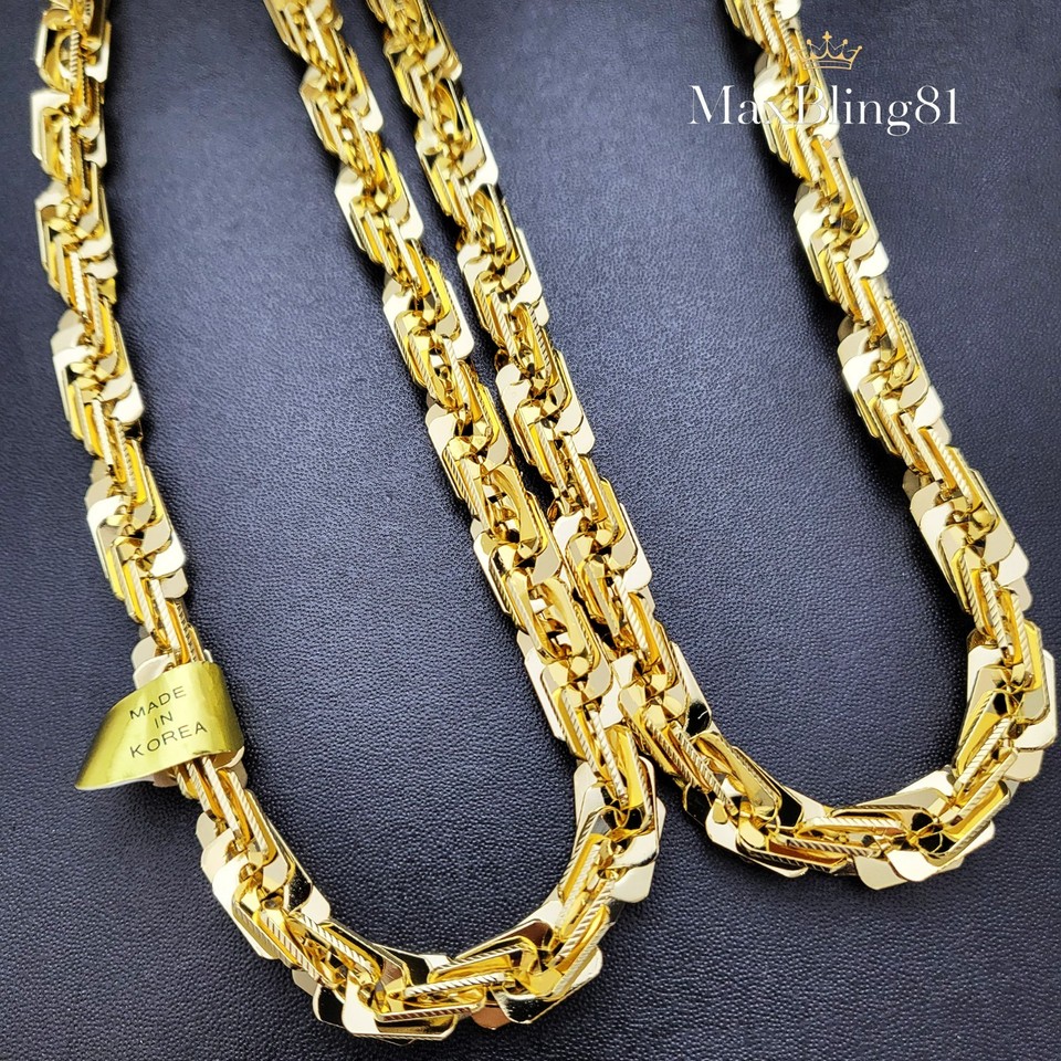 High-End Brass 14K Stamped 8mm 9