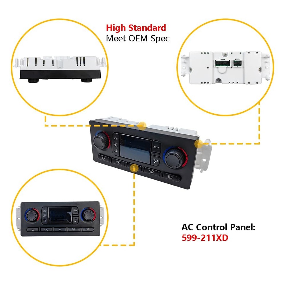 AC Heater Climate Control Module 599-009 For Chevy GMC Improved Design ...