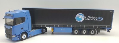 ELIGOR - SCANIA 590 S V8 4x2 with 3 Axle Tautliner Canvas Trailer - Transport...