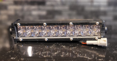 LED Dirt Bike Headlight Light Bar Universal Enduro Dual Sport Motocross 2-Wire