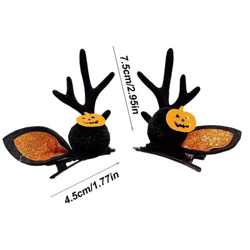 Dark Style Children Barrettes Fashion Double Ponytail Side Clip Baby Girls - Picture 2 of 16