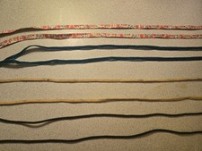 Dr. Martens Sznurowadła do butów 4 pary Aksamitne kwiaty Złote Czarne Krótkie i długie Pre Loved