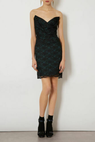 lace corset dress topshop white christmas dresses Topshop Lace Corset Midi Dress In Black