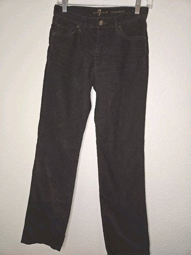 7 Seven For All Mankind Roxanne Corduroy Pants Jeans Girls Size 14 Brown