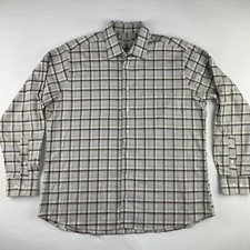 Gitman Bros Button Shirt Men's Extra Large Long Sleeve Plaid USA Made