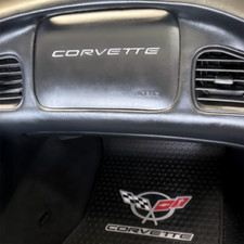 Alum C5 Corvette Dash Plastic Lettering 1997 - 2004 Base Z06 Not Vinyl