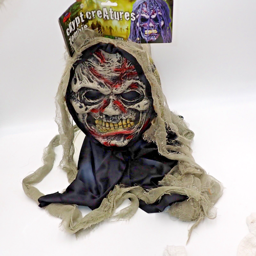 Erwachsene Gruft Kreaturen Zombie Kostüm Maske Fun World Halloween Maske
