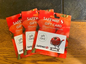 Safeway $300 Gift Card 21130014903 | Ebay