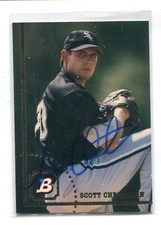 1994 Bowman Scott Christman HAND SIGNED AUTO AUTOGRAPH HA RETROGRAPH BUYBACK
