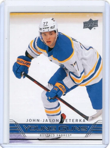 2021-22 Upper Deck Extended Series Young Guns John-Jason Peterka (RC) T-81 Retro