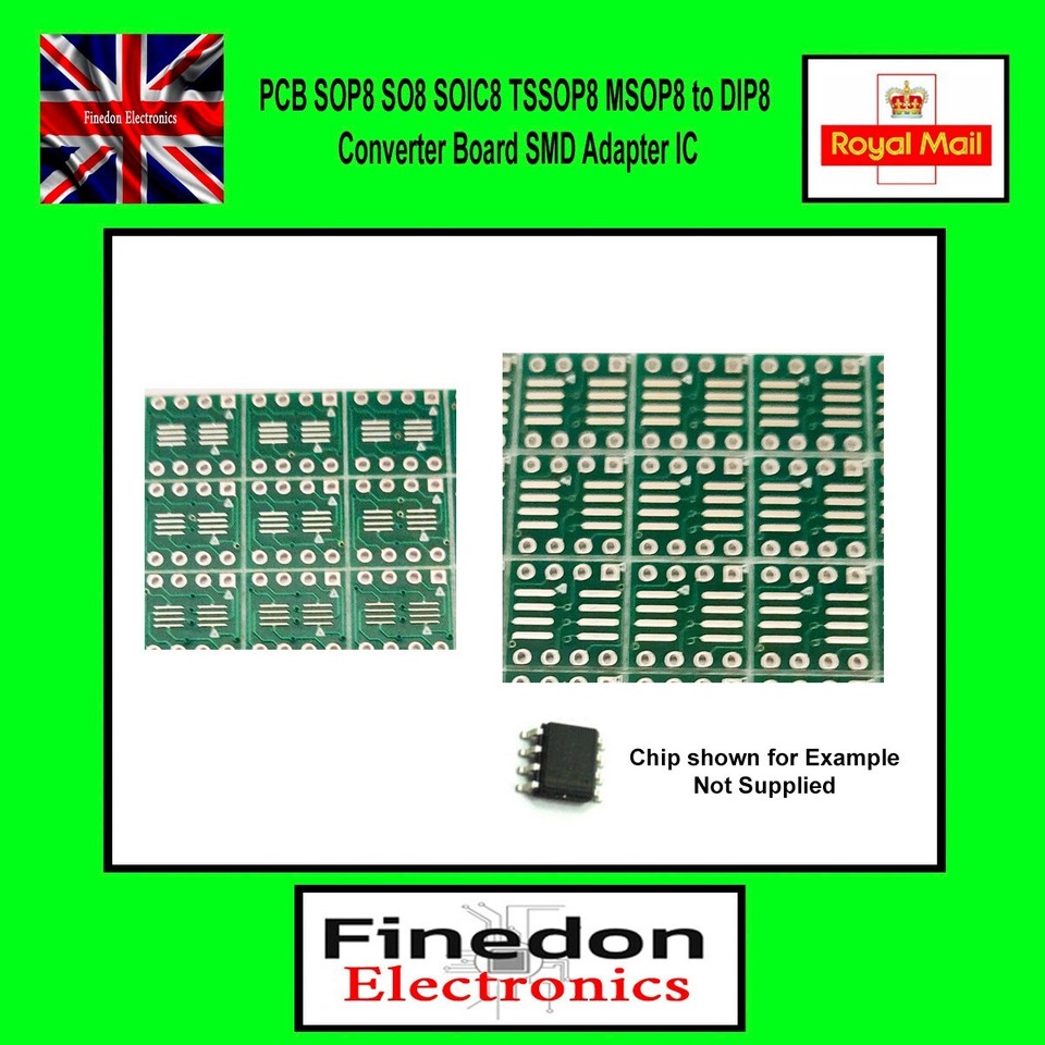 Lot De 40 Adaptateurs Double Face SOP8 SO8 SOIC8 SMD Vers