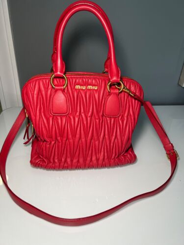 Miu Miu Nappaledertasche Matelasse Ledertasche Made in Italy Versandkostenfrei! - Bild 2 von 23