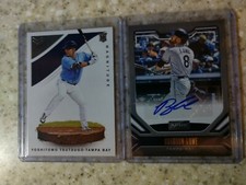 2020 Chronicles Playbook Auto Brandon Lowe & Yoshitomo Tsutsugo Magnitude RC