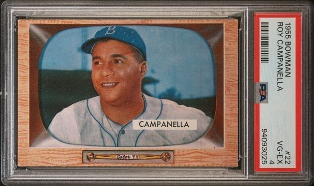 1955 Bowman Baseball Roy Campanella PSA 4 VG-EX Brooklyn Dodgers #22    cc23