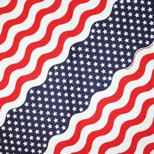 USA MADE 100% Cotton American Stars n Stripes Print Bandanna Bandana 22"X22"