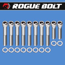 Ford Fe Intake Manifold Bolts Stainless Steel Kit 352 360 390 406 427 428 Edsel