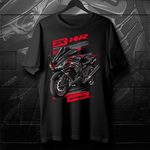Camiseta Kawasaki ZX14R para ciclistas de moto deportiva - Imagen 27 de 33