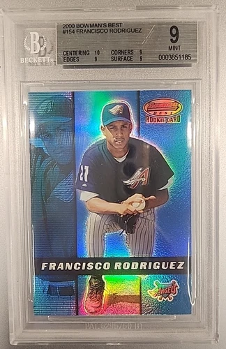 BGS 9 - /2999 2000 Bowman's Best - Francisco Rodriguez Blue Refractor #154 (RC)