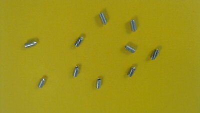 10X Gewindestifte M4x8 Innen6kt Spitze DIN 914 ISO 4027 Madenschrauben verzinkt