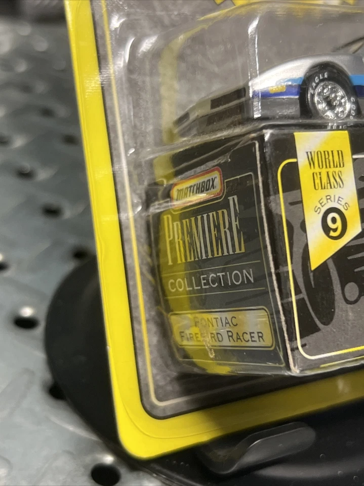 Matchbox Premiere Collection Serie 9 Pontiac Firebird Racer Plateado Nuevo en Paquete Foto 3 de 4