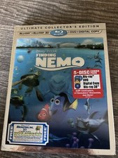 Finding Nemo (Blu-ray, 2012, 3-Disc Set, Includes Digital Copy 3D) Lenticular