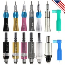 Dental Hygiene Handpiece Air Motor 4 holes Straight Nose Cone / Prophy Angles