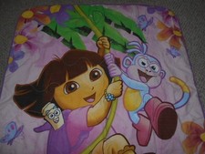 Dora The Explorer Quilt/Throw/ Size: 58 Inches X 44 Inches Reversible 