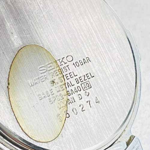 SEIKO Quartz Wristwatch 5P32 6A40 Dark Face Date READ - Picture 3 of 6