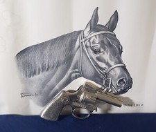 Hubbly Trooper Cap gun toy short nose revolver country western cap gun