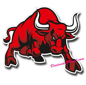 Funny Laptop Stickers 2 x Red Angry Mad Bull Vinyl Stickers Spanish Cool Laptop Funny Laptop Stickers 2 x Red Angry Mad Bull Vinyl Stickers Spanish Cool Laptop