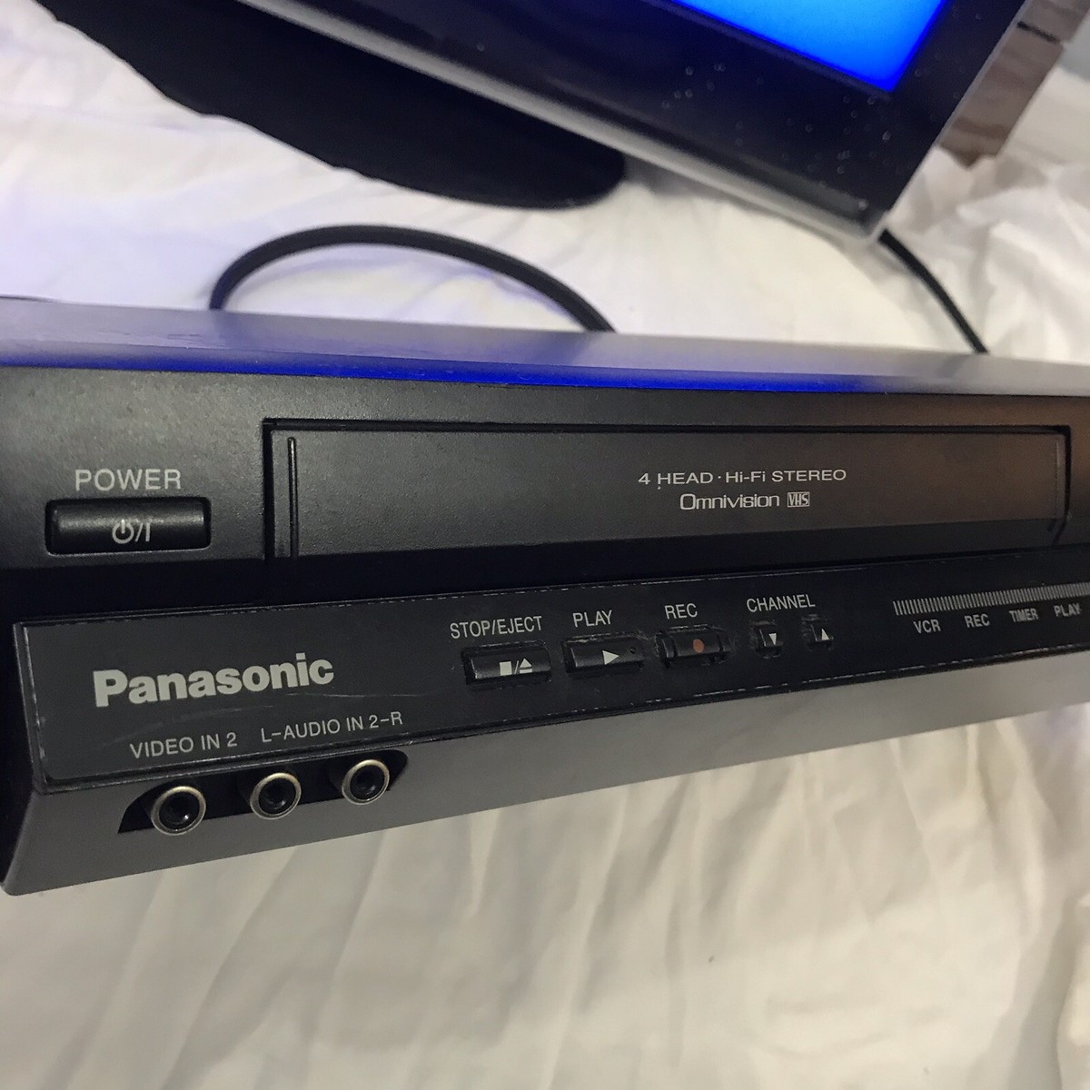 Panasonic PV-D4745 combo DVD/VCR Player VHS Recorder Used no