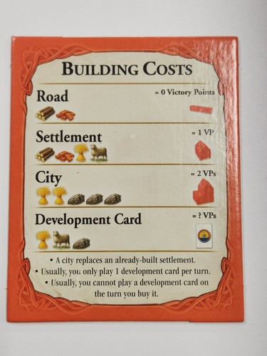 Catan 25th Anniversary Edition Pieces & Parts CN3222 Cards, Roads, Cities, etc.. - Bild 22 von 39