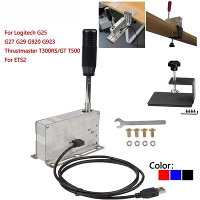 PC USB Racing Games Sequential Shifter For Logitech Thrustmaster For ETS2 black