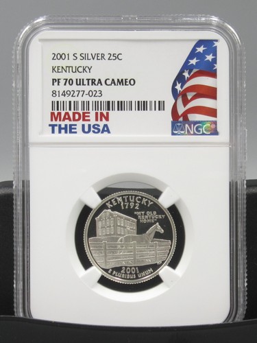 2001 S Kentucky Silver NGC PF 70 UCAM - Picture 2 of 3