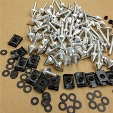 Silver Universal Fairing Bolt Screw Kit For Suzuki GSXR 600 750 K1 K4 K6 K8 K11