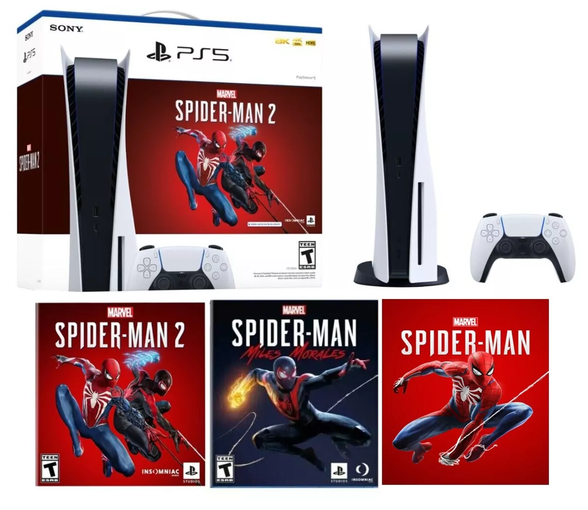 Sony PlayStation 5 Console Marvel's Spider-Man 2 Limited Edition Bundle